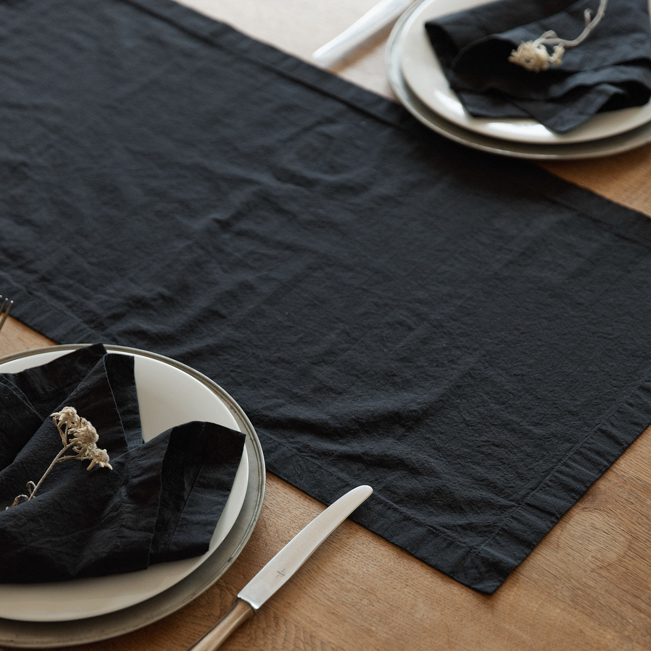 Table Runner Washed Cotton