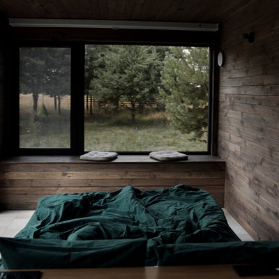 Bettbezug "Wald" (gewaschene Baumwolle)